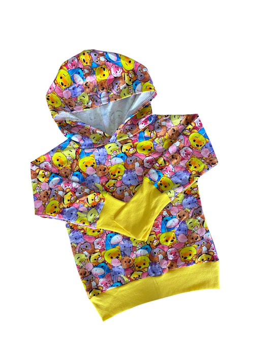 GWM (grow with me) hoodie size 3-6yrs