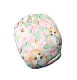 Newborn Front Snap Cloth Nappy #06 - minky