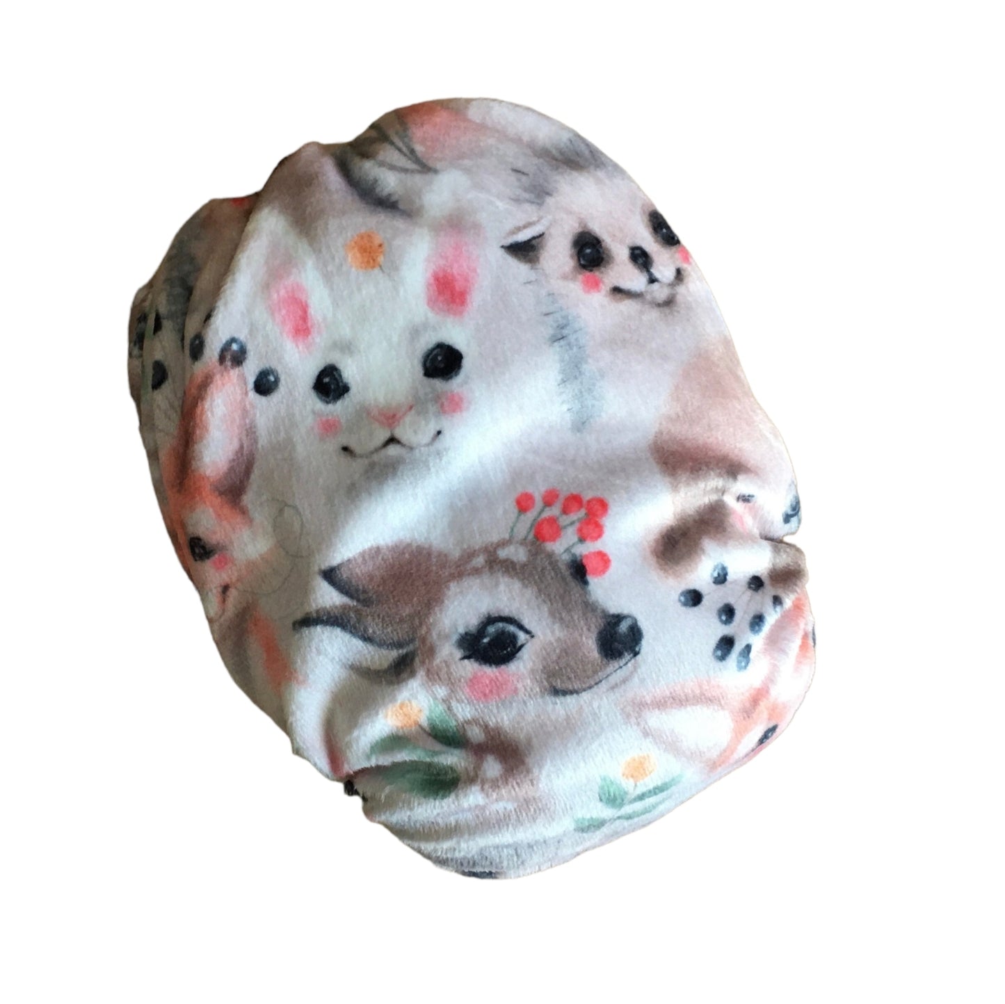 Newborn Front Snap Cloth Nappy #14 - minky