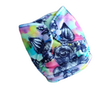 Newborn Front Snap Cloth Nappy #08 - laminated minky