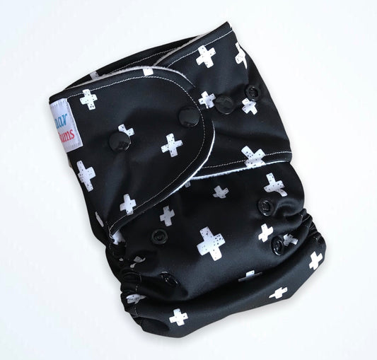 Front Snap Cloth Nappy #04 PUL